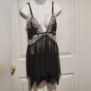 Black Lace Nightgown